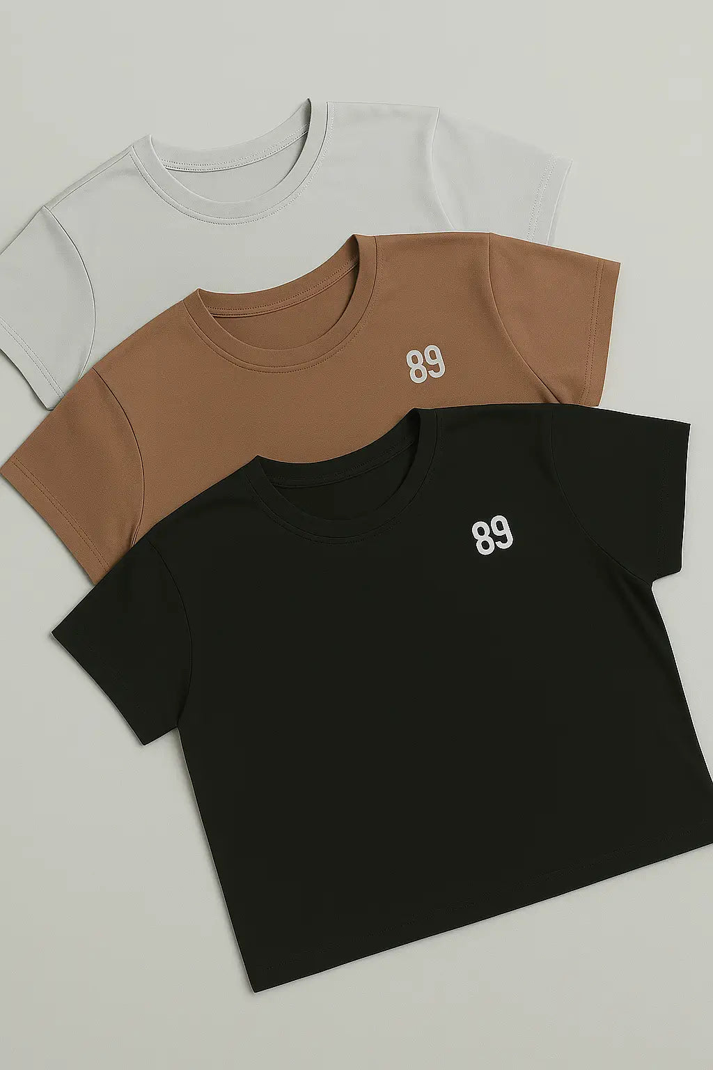 women crop top promo image, tr-shirts front